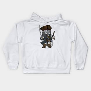 Captain Mort Sparrow - Cats Of The Caribbean Kids Hoodie